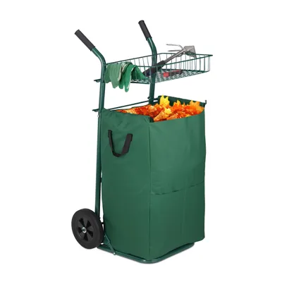 Obrázek produktu pro relaxdays Tárek na listí pro zahradu 70 L