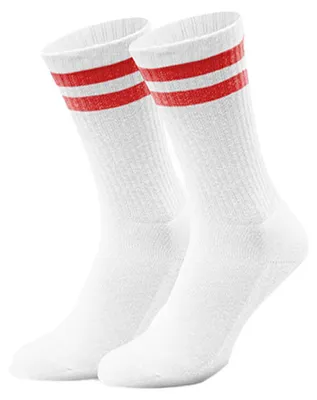 Obrázek produktu pro Mr. Socks - ponožky pro muže/ženy Uni - tenis LT3553 (37 EU - 41,5 EU) (bílá/červená)