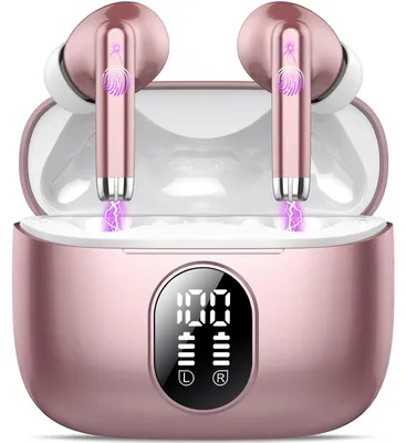 Obrázek produktu pro S26 Bezdrátová sluchátka Bluetooth s potlačením hluku, růžová