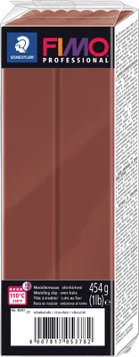 Produktbild von Staedtler Mod.masse Fimo prof 454g schoko