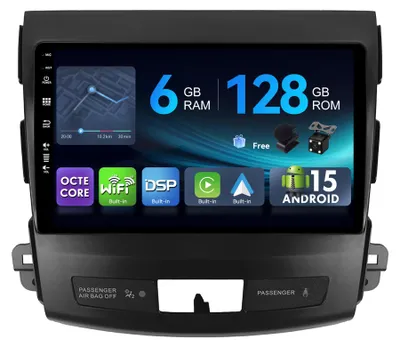 Immagine prodotto di Autoradio 6G + 128G per Mitsubishi Outlander (2008-2015) | Android 15, GPS, CarPlay, Bluetooth