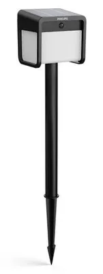 Produktbild von Philips Sockel-/Wegleuchten Ezra, 1,8 W, Schwarz, Kunststoff, IP44, III, Modern, Garten, Terrasse