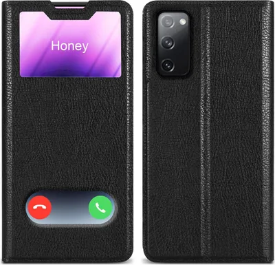 Obrázok produktu pre Cadorabo Protective Case for Samsung Galaxy S20 FE Case in Black Kryt na mobilný telefón Book Case Cover Etui