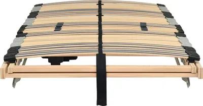 Zdjęcie produktu dla vidaXL Rama łóżka z listew brązowa 80 x 190 cm z litego drewna bukowego