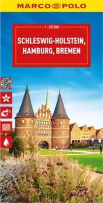 Immagine prodotto di Carta turistica MARCO POLO Germania 01 Schleswig-Holstein 1:225.000
