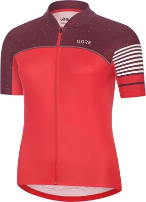 Produktbild von Jersey Gore C5 Damen kurz rot größe XL (42) 100487AKAJ10