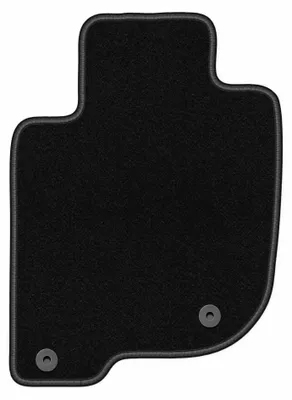 Productafbeelding van Velours bestuurdersmat voor Fiat Fullback vanaf 2015 – zwart, op maat – Wielganizator BASIC