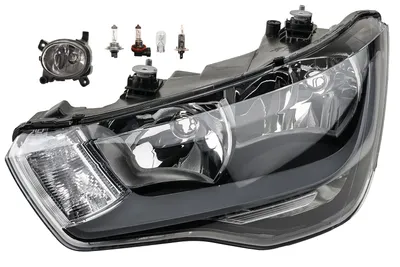 Produktbild von Scheinwerfer passend für Audi A1 8X H7 H1 L 10-14 + Nebel + Leuchtmittel 8X0941003 8T0941699 8T0941699E Johns