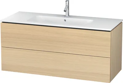 Produktbild von Waschtischunterbau L-CUBE 1220x481x550mm mediterrane eiche mediterrane eiche