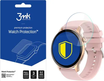 Productafbeelding van 3mk Beschermfolie voor horloge, bescherming voor Rubicon RNCF10, 0,2 mm (3 stuks)