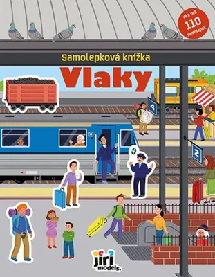 Obrázek produktu pro Samolepková knížka Vlaky