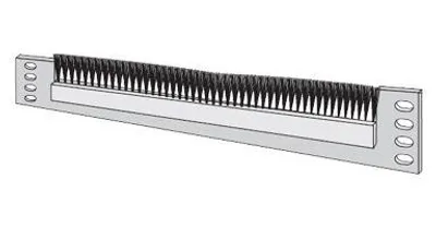 Productafbeelding van apraNET - Kabelgeleiderplaat voor schakelkast - Lichtgrijs, RAL 7035 - 1U - 48,3 cm (19")