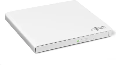 Produktbild von Napęd optyczny, Hitachi-LG GP57EW40 Ultra Slim Zewnętrzny DVD-RW, Super Multi, dwuwarstwowy, łączność z telewizorem, biały