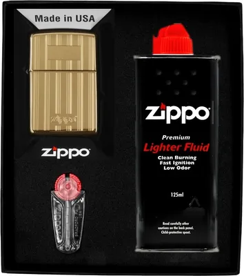 Produktbild von ZIPPO Feuerzeug-Set ZIPPO DESIGN 4 Geschenk No1
