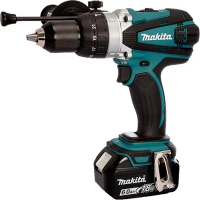 Image de Makita DHP458G1 Perceuse visseuse à percussion 18 V Li-Ion Ø 13 mm + 1x6 Ah
