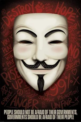 Produktbild von Pyramid Governments should be afraid of their people Poster 61x91.5cm.