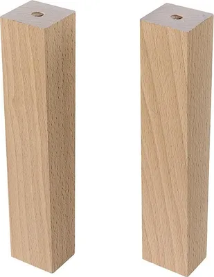 Image de Pieds De Meuble En Bois 20 Cm Chêne  Evoke Pour Armoires De Salle De Bain