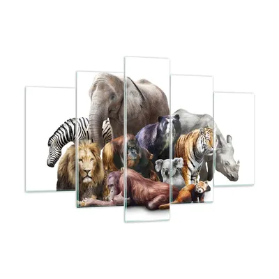 Produktbild von Bilder auf glas - Tiere Koala Löwe Affe - 150x100cm - Glasbilder - Wandbilder - Kunstdruck - zum Aufhängen bereit - Wanddekoration aus Glas - Glas Bilder - Wandbild auf Glas - GEA150x100-3166