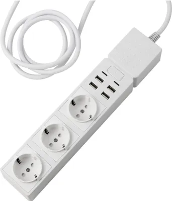 Produktbild von EDIMAX Funksteckdosen SP-1123WT Wireless 3erSteckdosenleiste