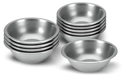 Produktbild von 10er Set Rührschüsseln 20 cm aus Edelstahl