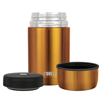 Produktbild von Thermobehälter für Essen Thermoskanne Noveen 800ml Edelstahl TB953 Kupfer