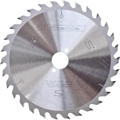 Immagine prodotto di Stehle | Lama per sega per legno massiccio e materiali in legno ø 216/30 mm Z30 WZ/ATB