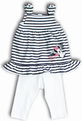 Produktbild von 71476 Disney 2-Teiler Set (Kleid+Leggins) Mädchen Blau/Weiß Gr.86