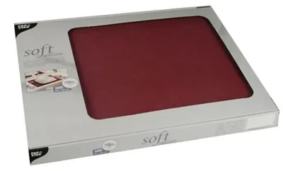 Produktbild von Tischsets, stoffähnlich, Vlies "soft selection" 30 cm x 40 cm bordeaux