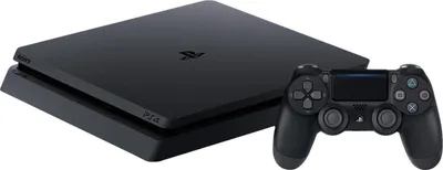 Produktbild von Sony Interactive Entertainment PlayStation 4 Slim 500GB, PlayStation 4, Schwarz, 8192 MB, GDDR5, AMD Jaguar, AMD Radeon