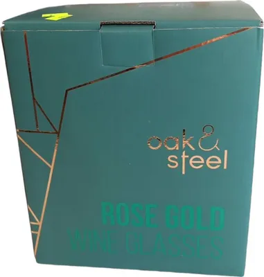 Obrázek produktu pro Sklenice na víno nerezová ocel růžová 4ks