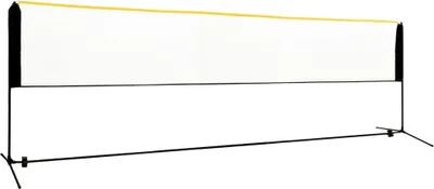 Zdjęcie produktu dla Siatka do badmintona, regulowana, 500x103x94-158 cm, metalowa