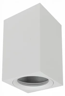 Image de Spot apparent blanc carré 1xGU10 35 W Ecolight EC79969