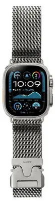 Immagine prodotto di LAUT L_AWL_SAT_TI LAUT SATURN LOOP Titanium woven mesh band for Apple Watch