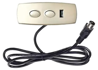 Sessel-Fernbedienung 2 Tasten 5-Pin mit USB-Ladegerät