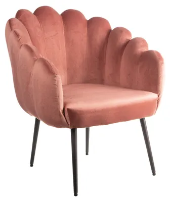 Stuhl aus Holz, rosa, 64 x 67 x 77 cm