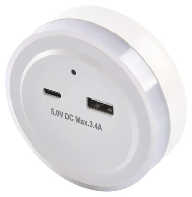 LED noční světlo P3323 s fotosenzorem do zásuvky