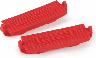 Image de Compositi - Semelles d'étriers unisexes pour homme/femme "Premium Profile" ER143 (taille unique) (Rouge)