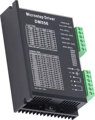 Obrázok produktu pre Digitálny ovládač Microstep Driver pre 57 86 NEMA23 NEMA34 Krokový ovládač motora 2 fázy 5,6A DM556