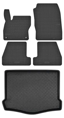 Obrázok produktu pre Gumové autokoberce SolidTread + vaňa kufra pre: Ford Focus MK3 2015-2018 hatchback 5 ks