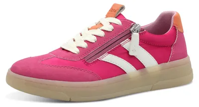 Produktbild von Jana Damen Sneaker flach Sportlich Vegan, Rosa (Fuxia), 39 EU