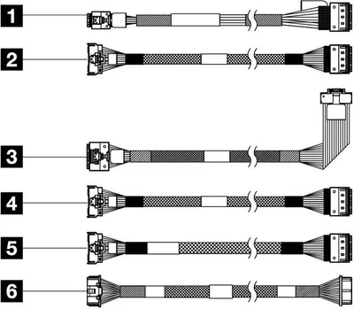 Produktbild von Lenovo Speicherkabelkit - für M.2 SATA/NVMe