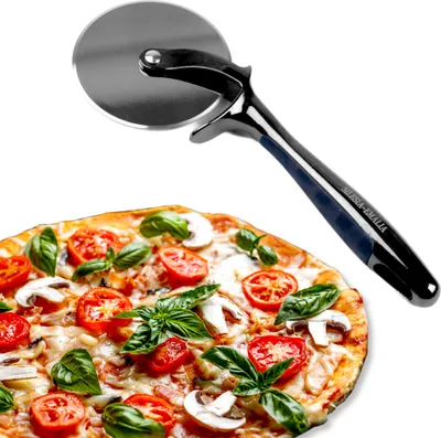 Obrázok produktu pre Valček na pizzu, vykrajovač na pizzu, profesionálny valček na pizzu, nerezový nôž na pizzu, koliesko na pizzu
