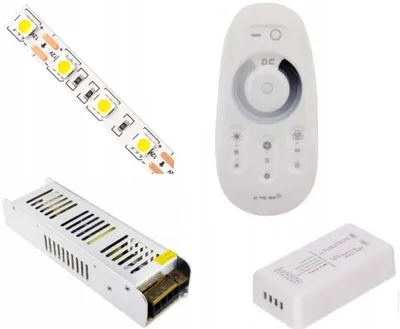 Produktbild von Omako LED-Band 9m Kaltweiß 5050 Set mit Fernbedienung