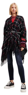 Productafbeelding van Desigual PONCHO PICTURAES PARIS, model 2000, kleur zwart, maat: U