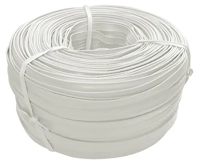 10m Keder Ø 3mm x Fahne 7mm weiß