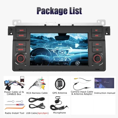Obrázek produktu pro Multimediální autorádio – 7palcový dotykový displej IPS – Bezdrátové připojení CarPlay a Android Auto – DAB rádio a navigace