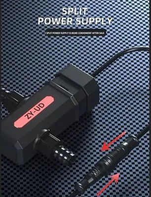 Produktbild von Gugxiom Aquarium Clean Light, 7 W Mini-UV-Desinfektions-Tauchlicht mit Timer, Aquarium-Wasser-Clean-Lampe 3 Ausgängen für Teich, Schwimmbad,
