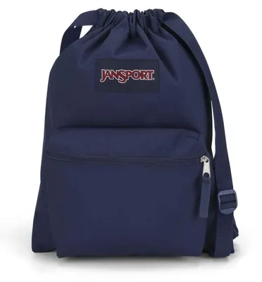 Image de JanSport sac à dos sac de gym Drawsack Backpack 14L Navy bleu marine