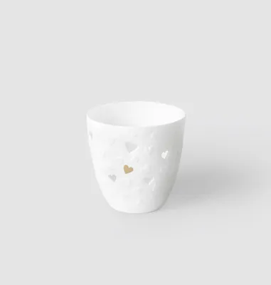 Produktbild von Räder Poesielicht Goldene Herzen D.9,5cm H.9cm