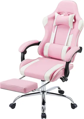 Produktbild von Chefsessel Chair Kunstleder Bürostuhl Sessel Computerstuhl Computer Office Chair (Racing Gamer Stuhl 113kg), Belastbarkeit 90-120°Rückenlehne Einstellba